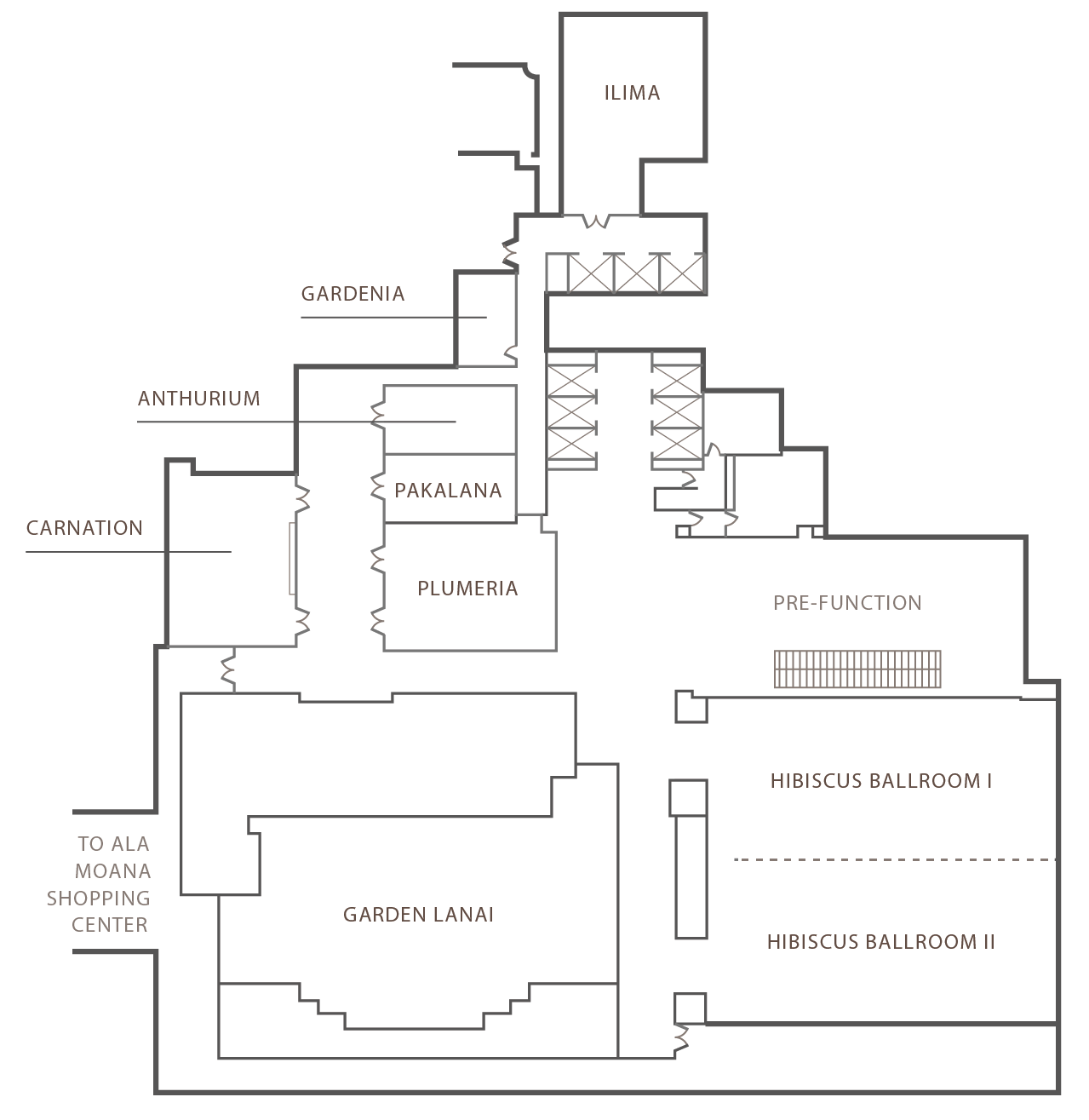 Floor Plan Ala Moana Center Map